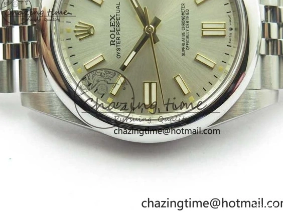 1221 WeatherProof Oyster Perpetual 41mm 124300 BP Maker Best Edition Silver Dial on SS Jubilee Bracelet A 2639